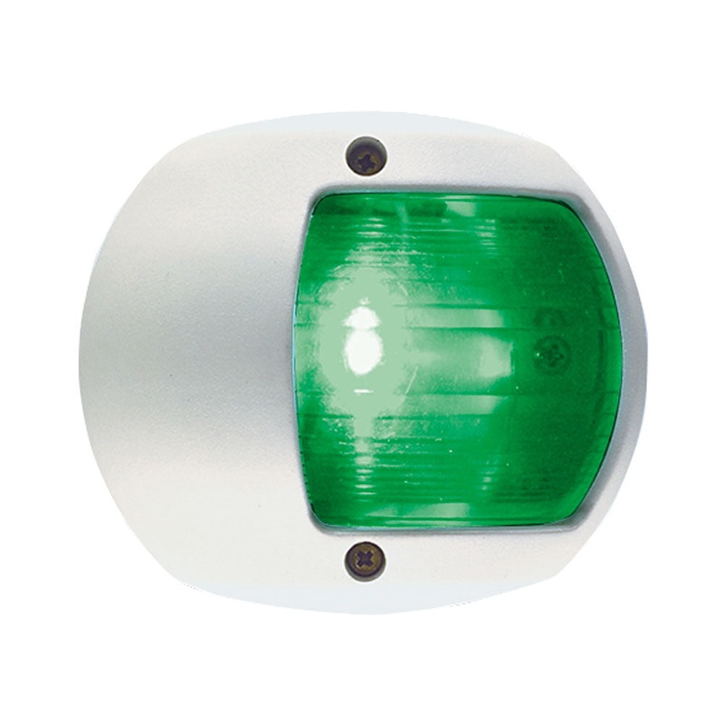 Perko LED Side Light – Green – 12V – White Plastic Housing [0170WSDDP3]