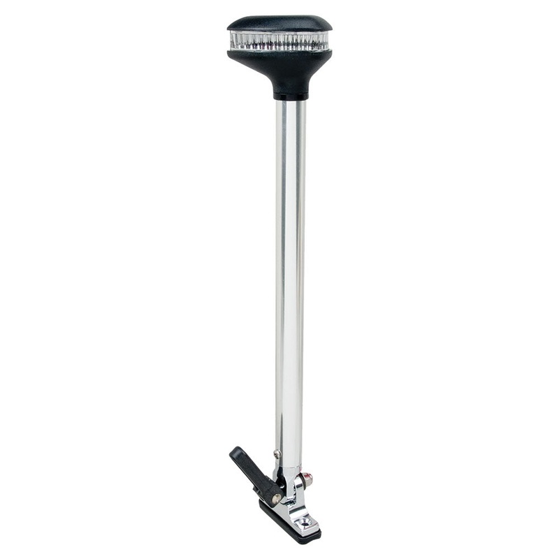 Perko Stealth Series – L.E.D. Fold Down All-Round Light – Vertical Mount 13-3/8 Height – 2NM Range [1642DP0CHR]