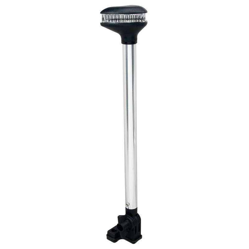 Perko Stealth Series – L.E.D. Fold Down White All-Round Light – 13-3/8 [1636DP0CHR]