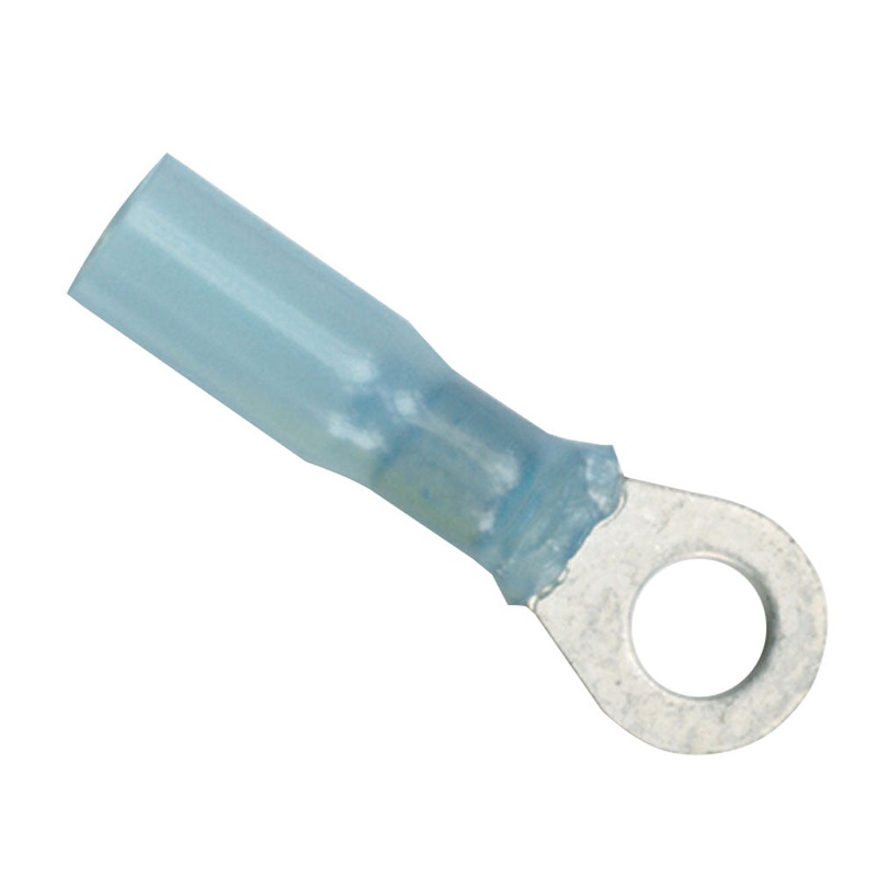 Ancor 16-14 Gauge – #8 Heat Shrink Ring Terminal – 100-Pack [311299]