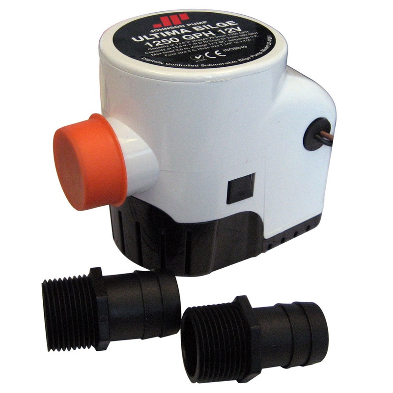Johnson Pump Ultima Bilge 1250 GPH 1-1/8 & 1-1/4 Hose [32-47261-002]