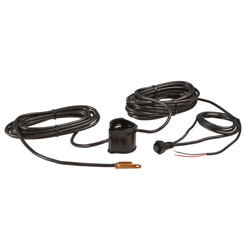 Lowrance PDRT-WSU 83/200 kHz Pod Style Transducer – Remote Temperature [106-69]