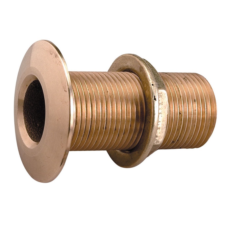 Perko 3/4 Thru-Hull Fitting w/Pipe Thread Bronze MADE IN THE USA [0322DP5PLB]
