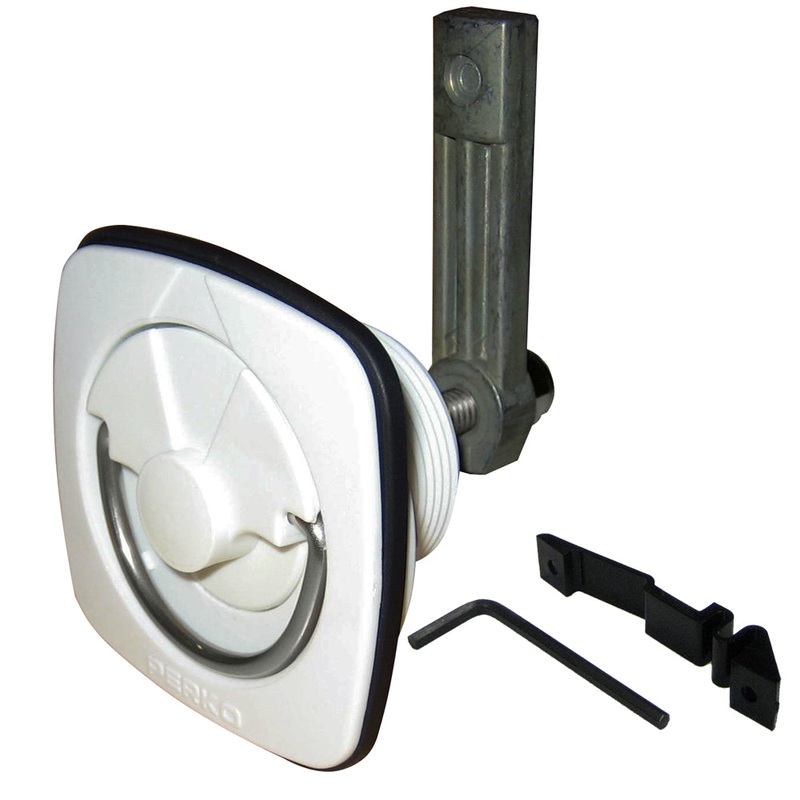 Perko Flush Latch – White [1082DP3WHT]