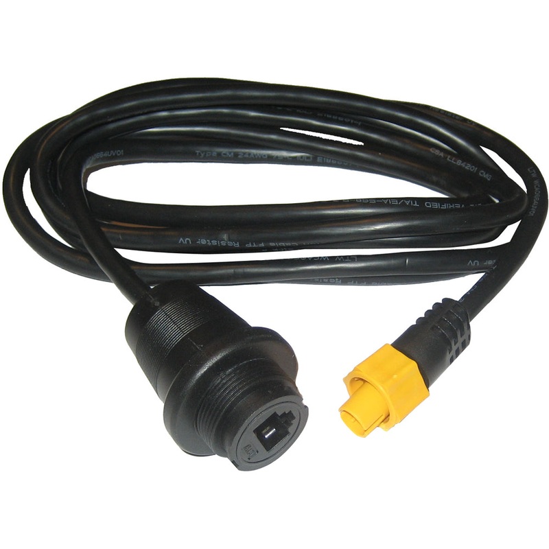 Simrad Ethernet Adapter Cable Yellow – 5P Male to RJ45 Female – 2M [000-0127-56]