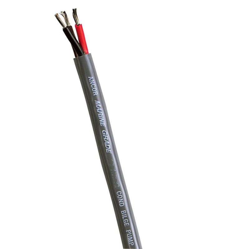 Ancor Bilge Pump Cable – 14/3 STOW-A Jacket – 3x2mm – 100′ [156410]