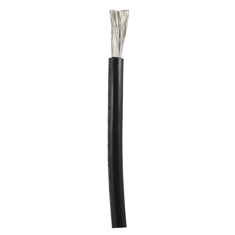 Ancor Black 1/0 AWG Battery Cable – Sold By The Foot [1160-FT]