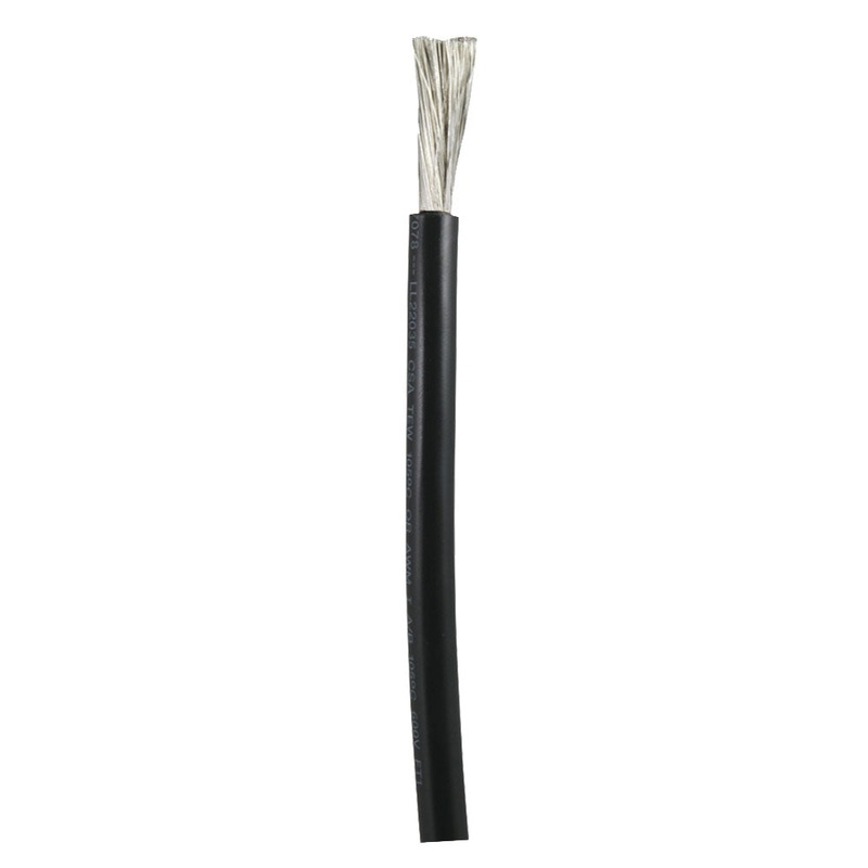 Ancor Black 1 AWG Battery Cable – Sold By The Foot [1150-FT]
