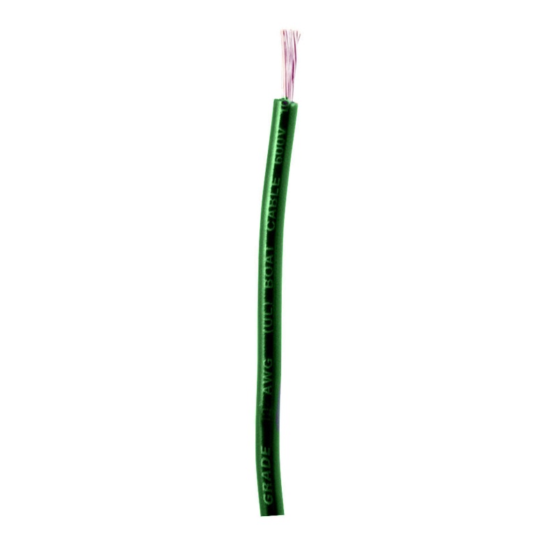 Ancor Green 10 AWG Primary Cable – Sold By The Foot [1083-FT]