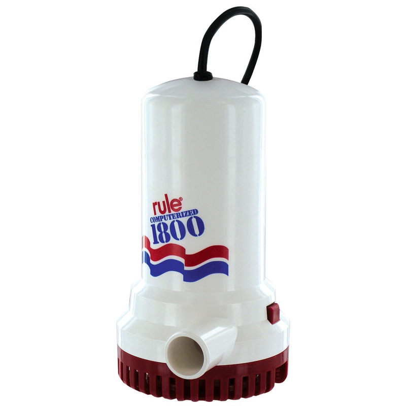 Rule 1800 Sump/Utility Pump w/8′ Cord – 110V Automatic [A53S]