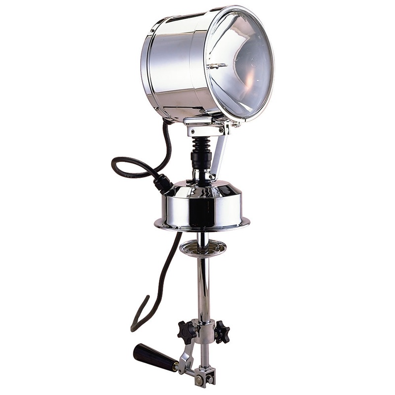 Perko 7 Searchlight – 12V – Chrome [0314C0712V]