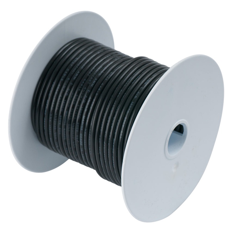 Ancor Black 14 AWG Tinned Copper Wire – 500′ [104050]