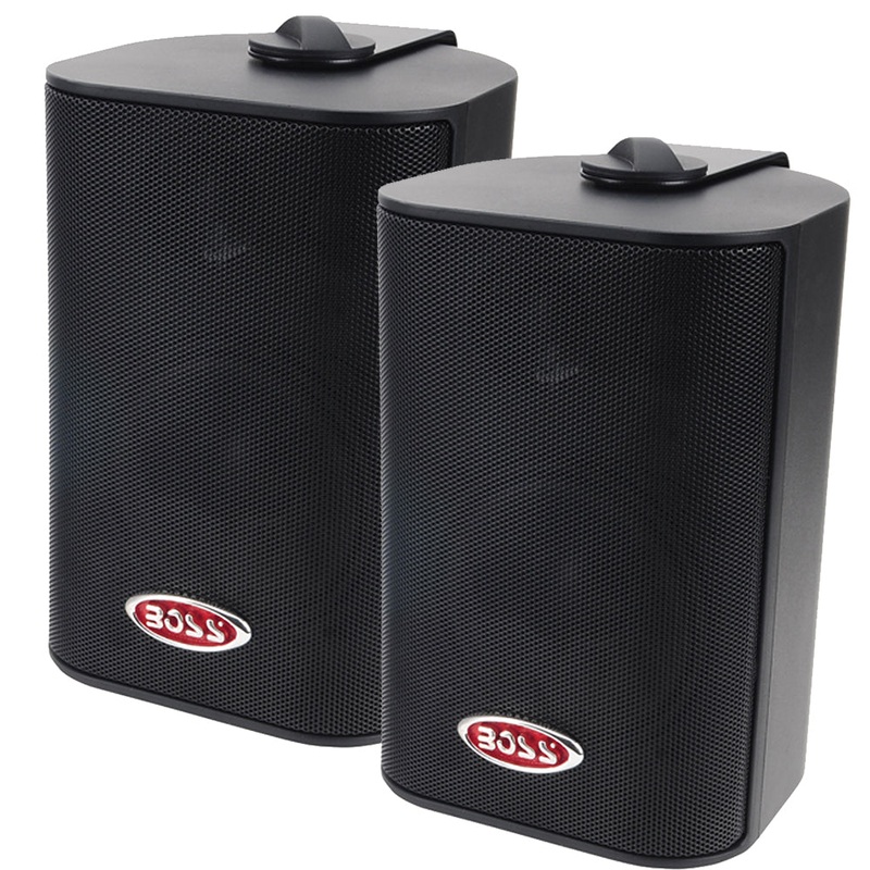 Boss Audio 4 MR4.3B Box Speakers – Black – 200W [MR4.3B]