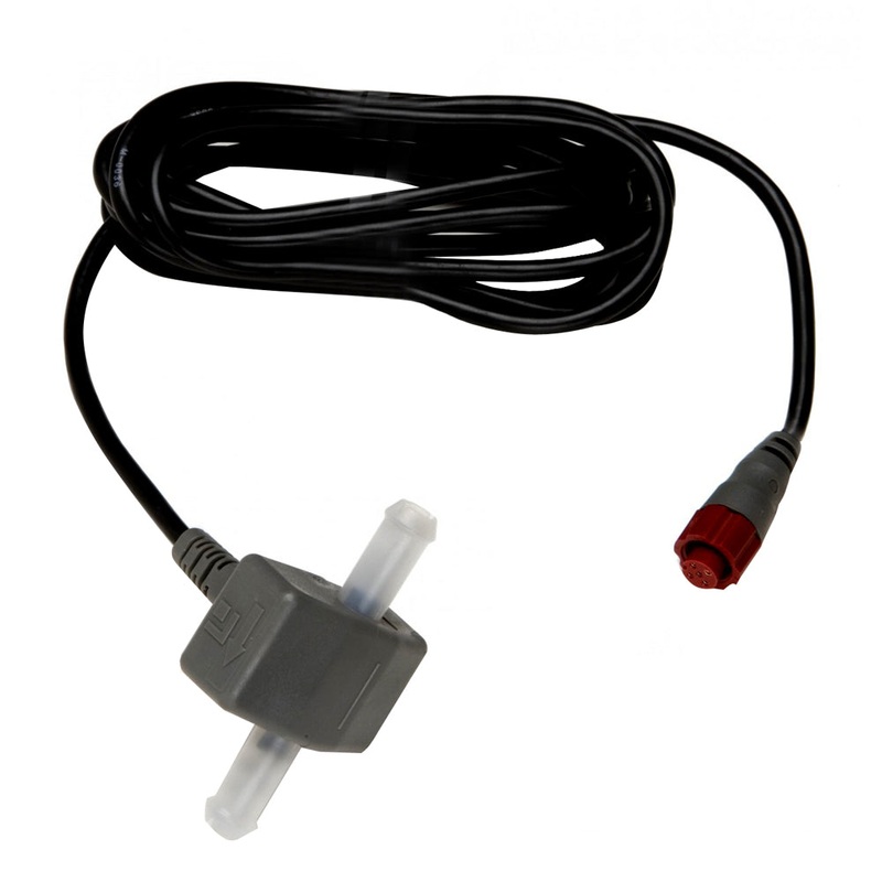 Lowrance Fuel Flow Sensor w/10′ Cable & T-Connector [000-11517-001]