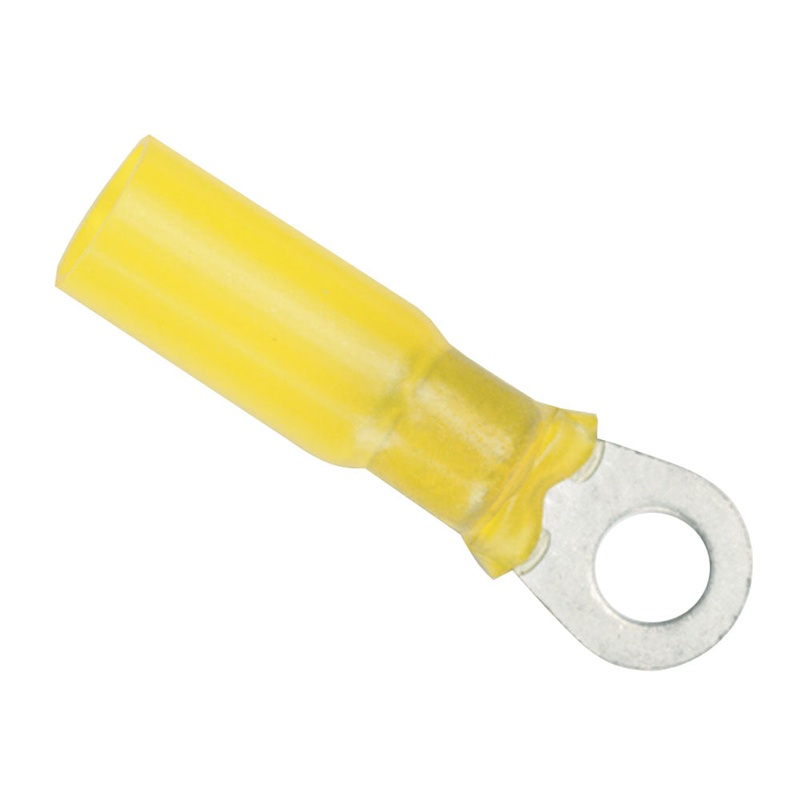 Ancor 12-10 Gauge – 1/4 Heat Shrink Ring Terminal – 3-Pack [312403]
