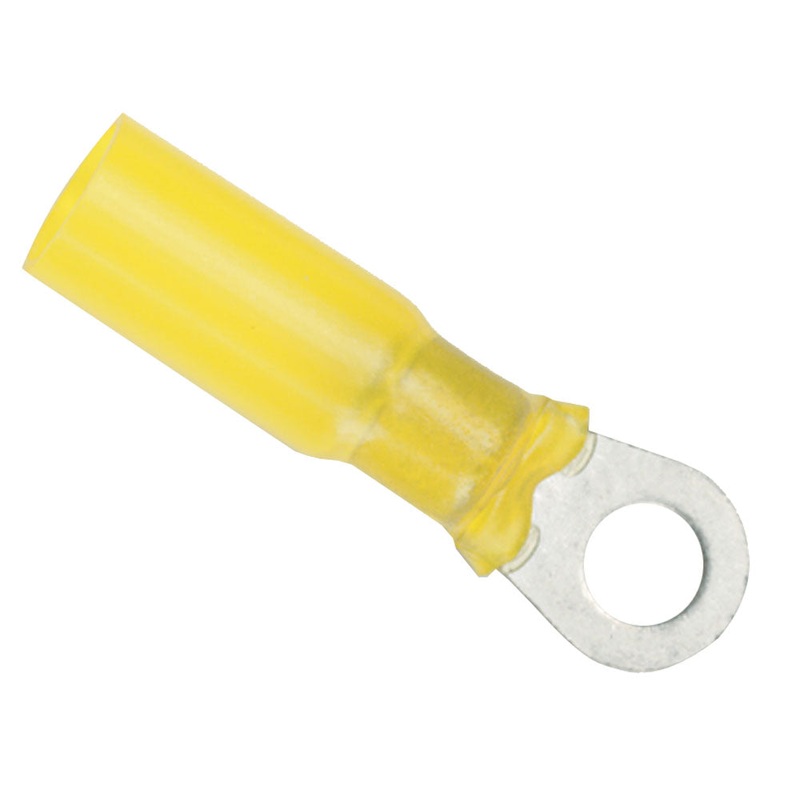 Ancor 12-10 Gauge – #8 Heat Shrink Ring Terminal – 3-Pack [312203]