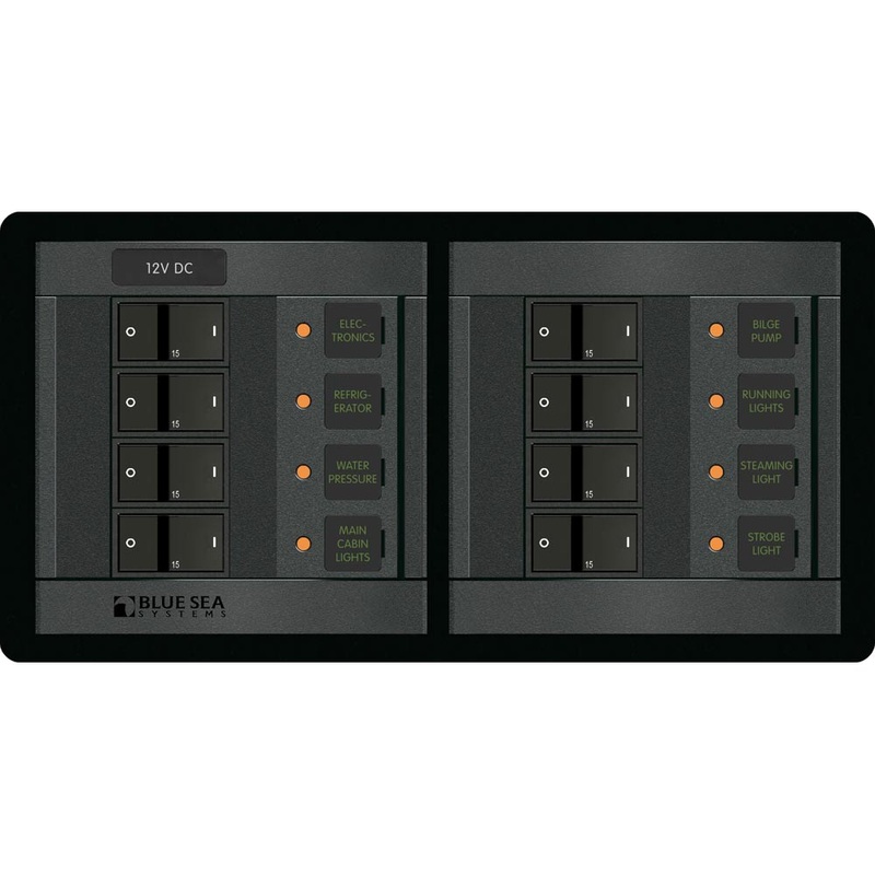 Blue Sea 1225 12V DC 8 Position – Horizontal [1225]