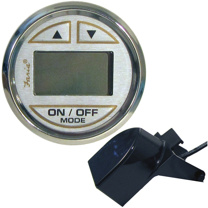 Faria Kronos 2 Depth Sounder w/Transom Mount Transducer [19150]