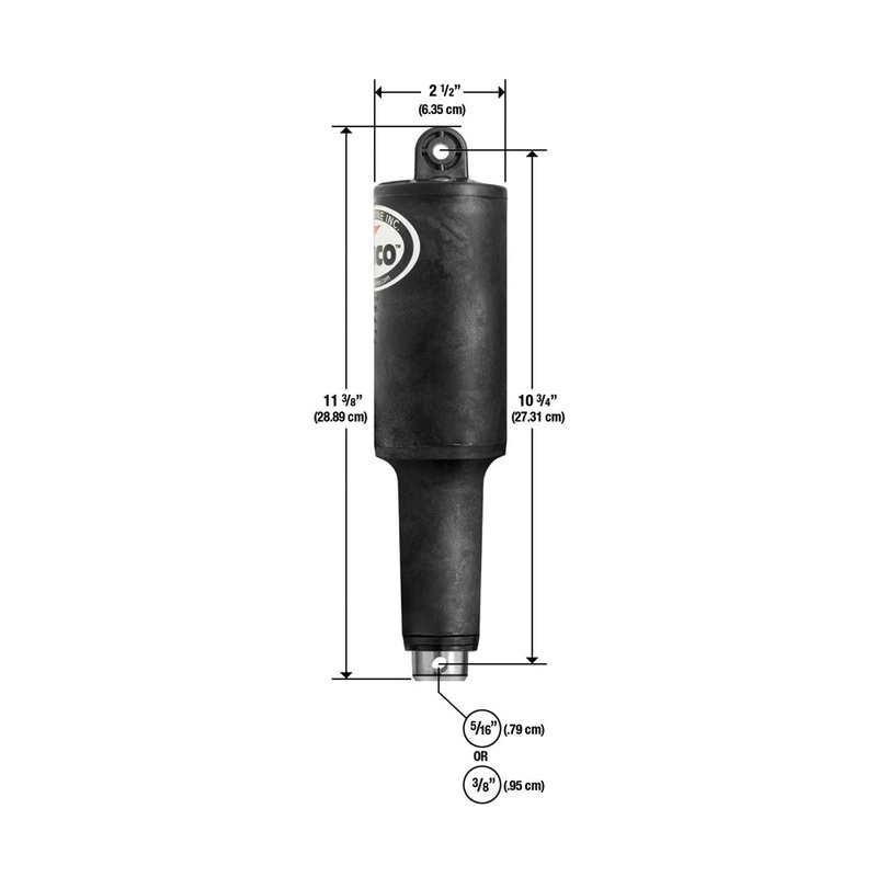 Lenco 101XD Extreme Duty Actuator – 12V – 2-1/4 Stroke w/Hardware [15056-002]