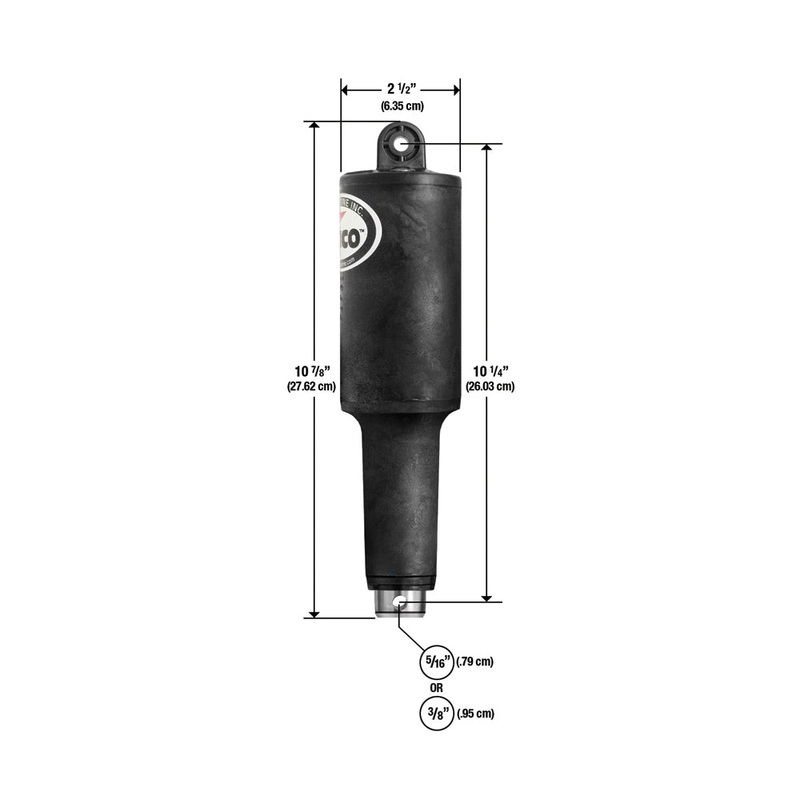 Lenco 101XDS Short Extreme Duty Actuator – 12V – 2-1/4 Stroke w/5/16 Hardware [15057-001]