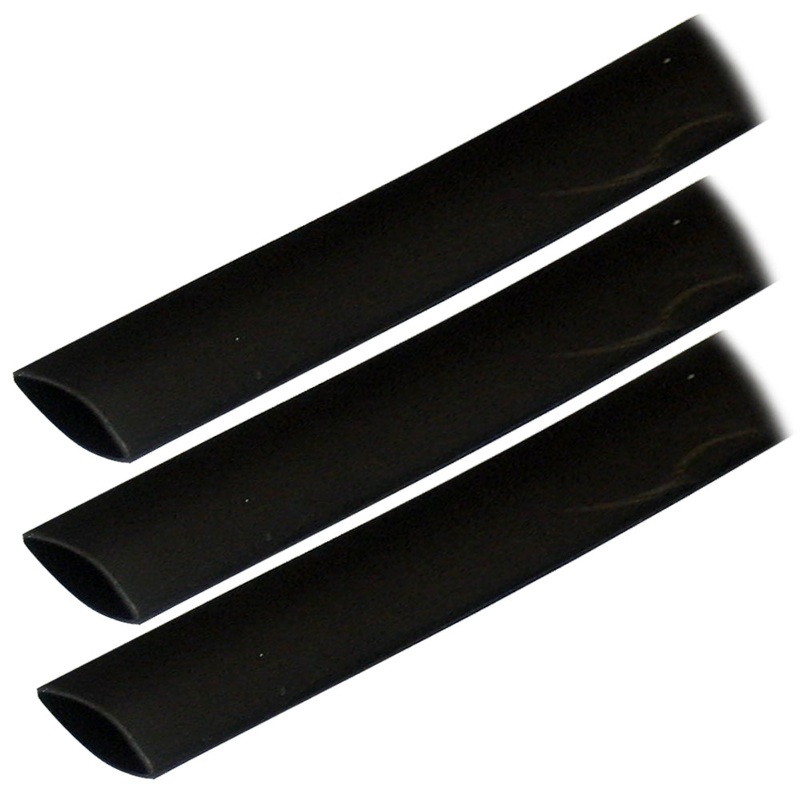 Ancor Adhesive Lined Heat Shrink Tubing (ALT) – 3/4 x 3 – 3-Pack – Black [306103]