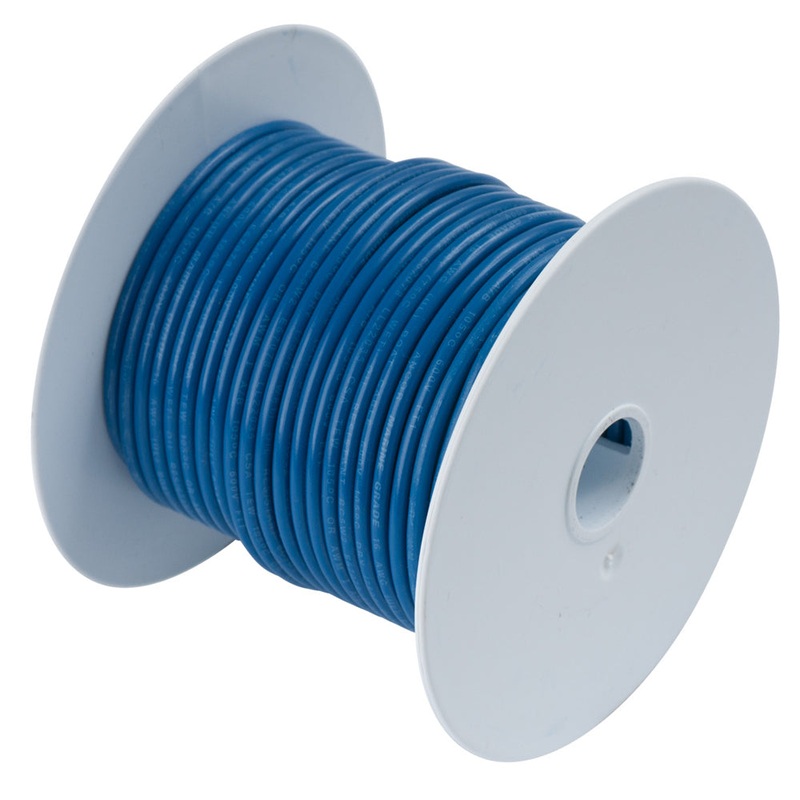 Ancor Dark Blue 16 AWG Tinned Copper Wire – 100′ [102110]