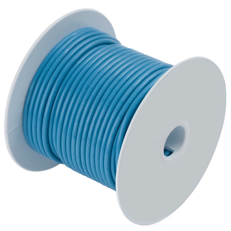 Ancor Light Blue 16 AWG Tinned Copper Wire – 100′ [101910]