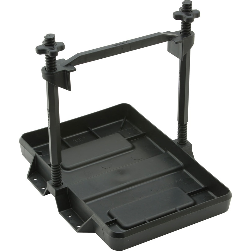 Attwood Heavy-Duty All-Plastic Adjustable Battery Tray – 27 Series [9098-5]