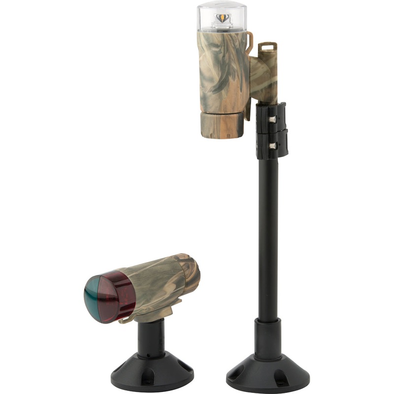 Attwood PaddleSport Portable Navigation Light Kit – Screw Down or Adhesive Pad – RealTree Max-4 Camo [14193-7]