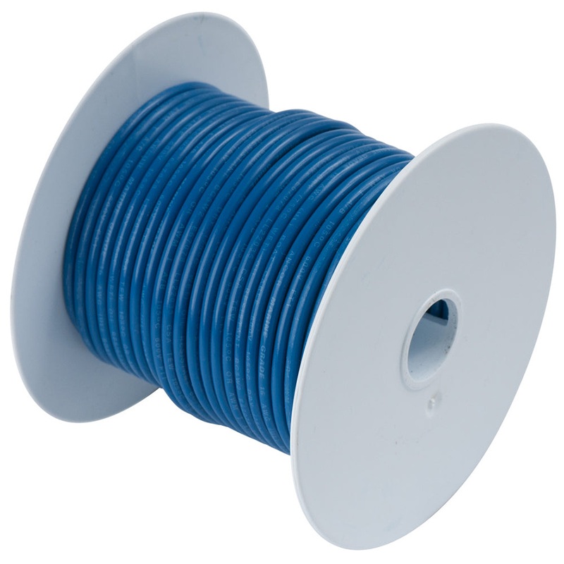 Ancor Dark Blue 12 AWG Tinned Copper Wire – 25′ [106102]