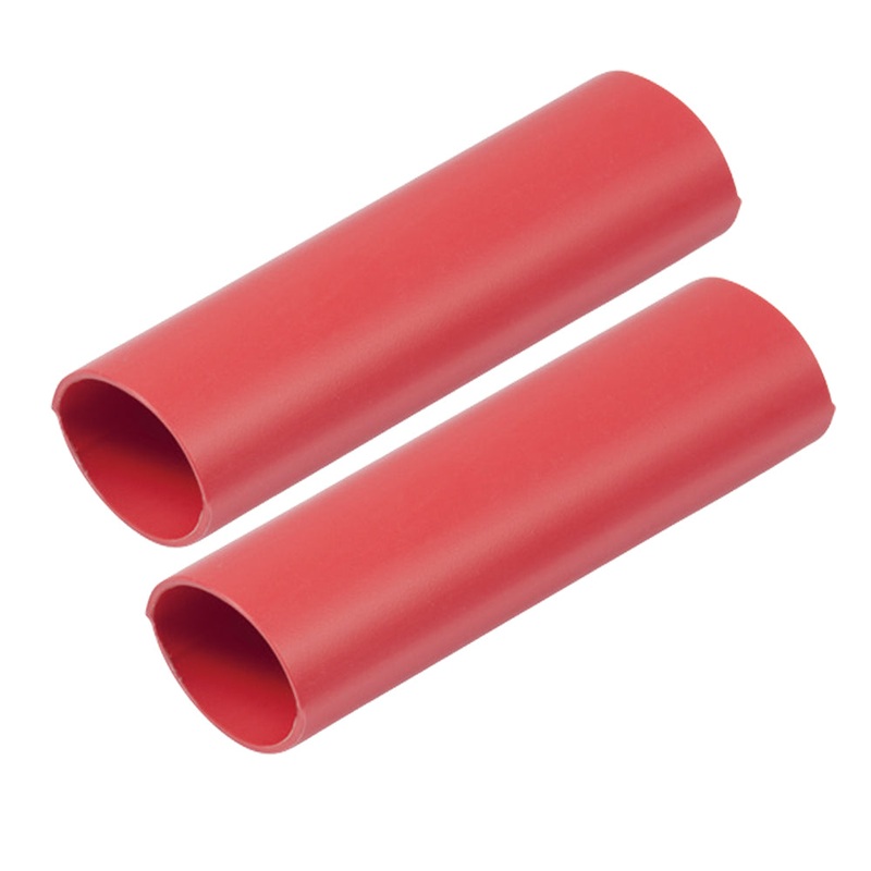 Ancor Heavy Wall Heat Shrink Tubing – 1 x 12 – 2-Pack – Red [327624]