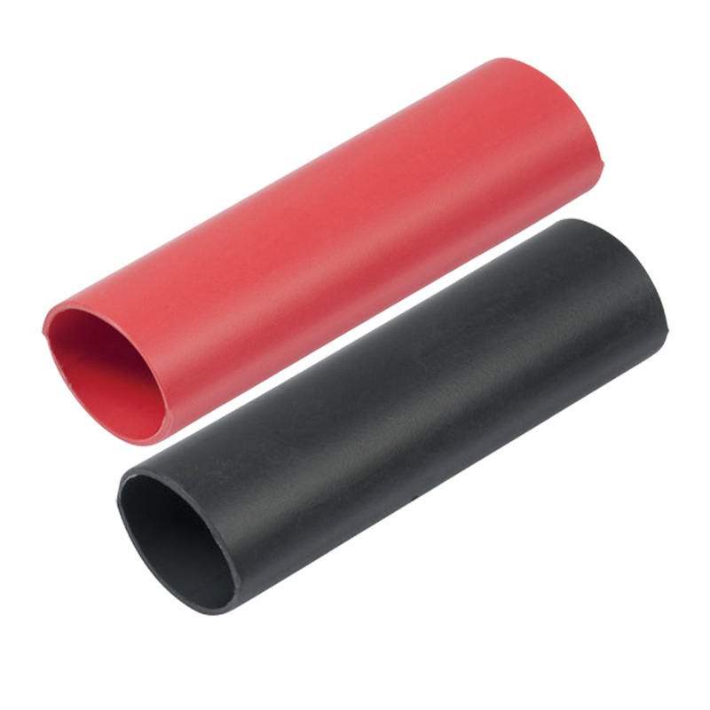 Ancor Heavy Wall Heat Shrink Tubing – 3/4 x 3 – 2-Pack – Black/Red [326202]
