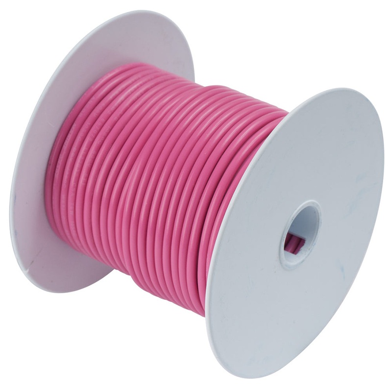 Ancor Pink 14 AWG Tinned Copper Wire – 18′ [184603]