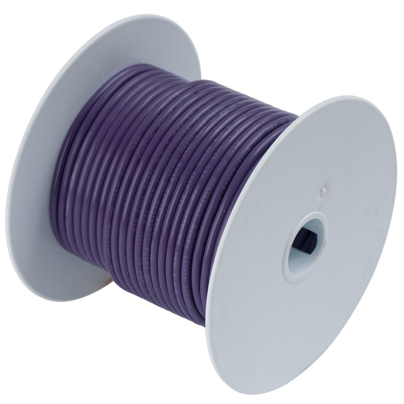 Ancor Purple 16 AWG Tinned Copper Wire – 100′ [102710]