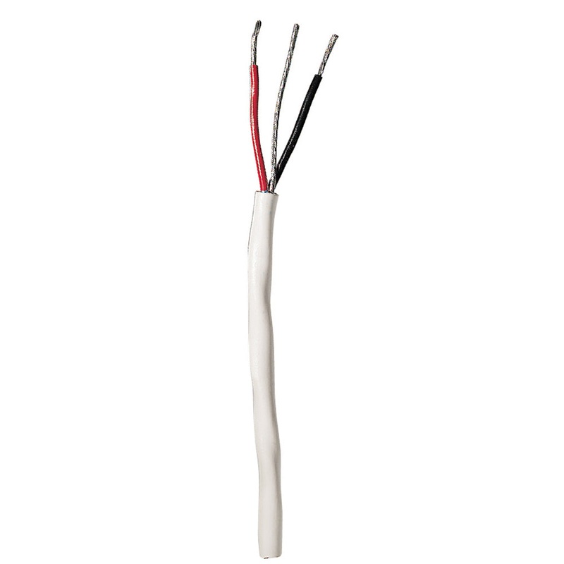 Ancor Round Instrument Cable – 20/3 AWG – Red/Black/Bare – 100′ [153010]