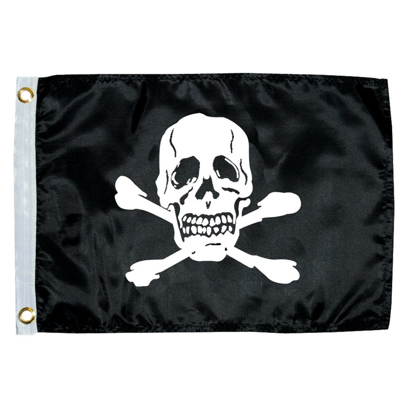 Taylor Made 12 x 18 Jolly Roger Novelty Flag [1818]