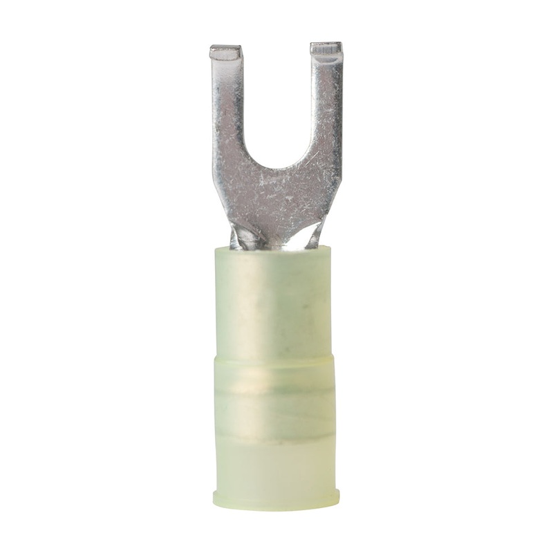 Ancor 12-10 AWG – #8 Nylon Flanged Spade Terminal – 25-Pack [210322]