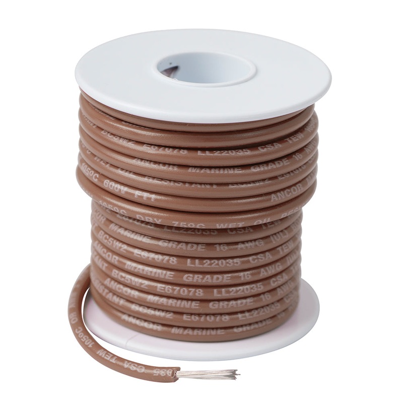 Ancor Tan 14 AWG Tinned Copper Wire – 100 [103810]