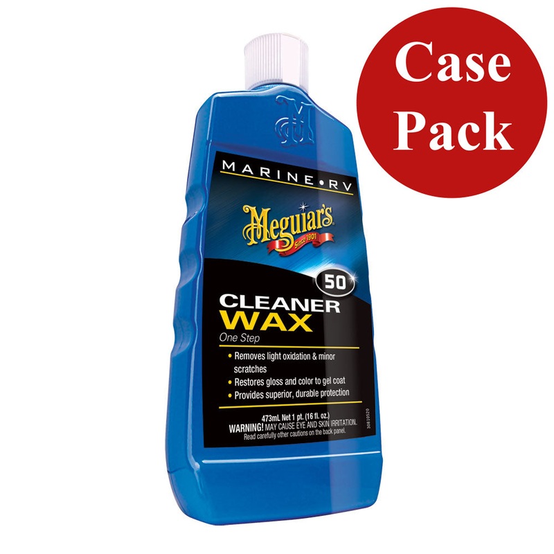 Meguiars Boat/RV Cleaner Wax – 16 oz – *Case of 6* [M5016CASE]