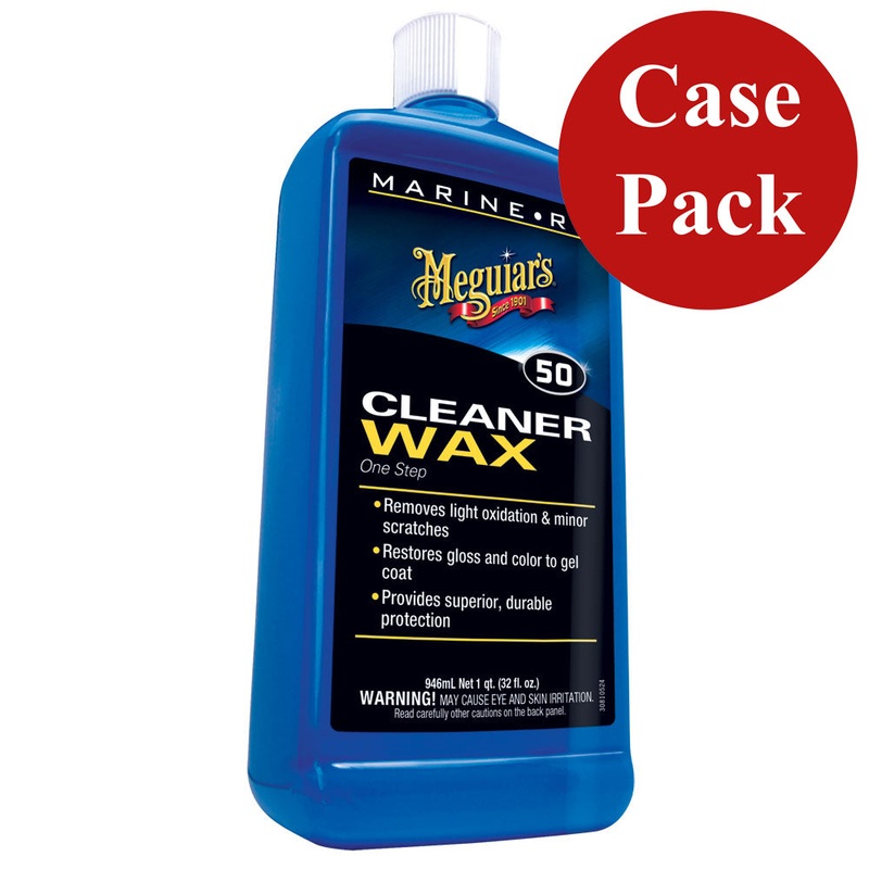 Meguiars Boat/RV Cleaner Wax – 32 oz – *Case of 6* [M5032CASE]