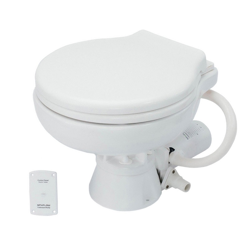 Johnson Pump AquaT Electric Marine Toilet – Super Compact – 12V [80-47626-01]
