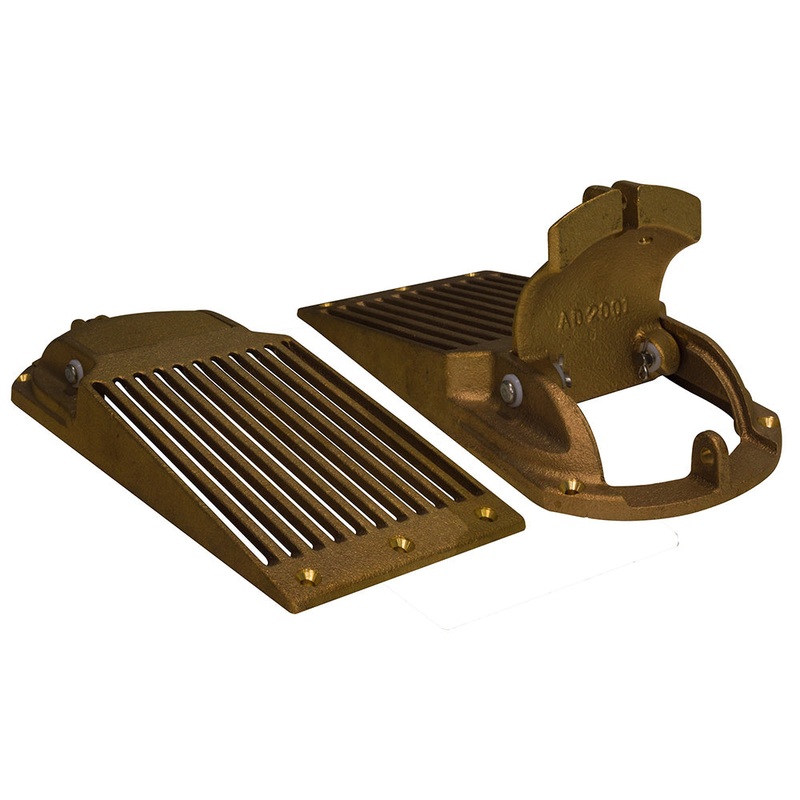 GROCO Bronze Slotted Hull Scoop Strainer w/Access Door f/Up to 1-1/4 Thru Hull [ASC-1250]