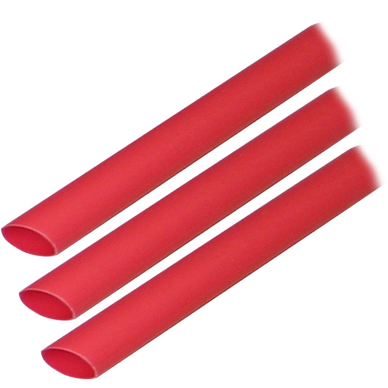 Ancor Heat Shrink Tubing 3/16 x 3 – Red – 3 Pieces [302603]