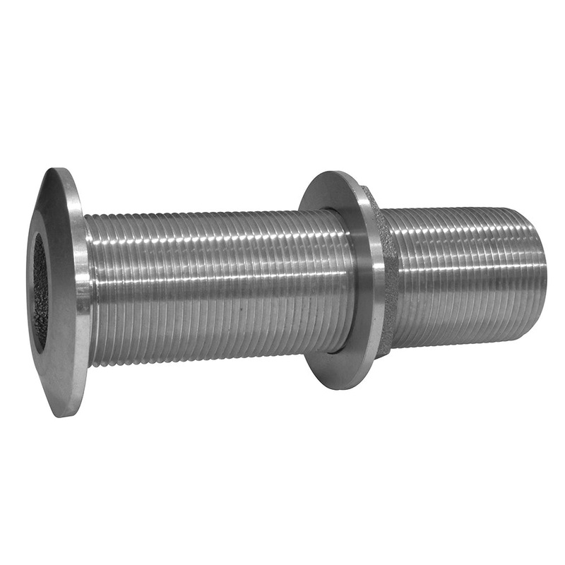 GROCO 1-1/2 Stainless Steel Extra Long Thru-Hull Fitting w/Nut [THXL-1500-WS]