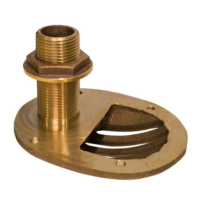 GROCO 1 Bronze Combo Scoop Thru-Hull w/Nut [STH-1000-W]