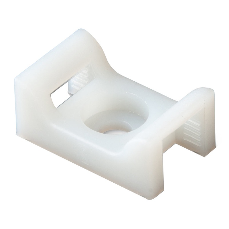 Ancor Cable Tie Mount – Natural – #10 Screw – 100-Piece [199263]