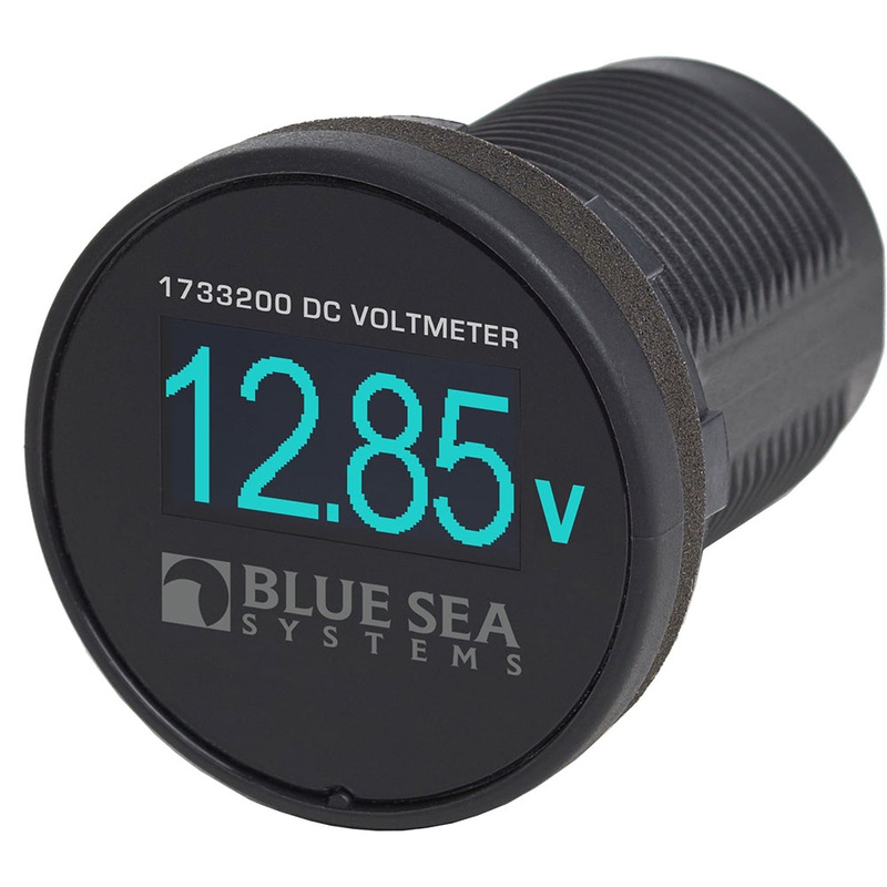 Blue Sea 1733200 Mini OLED Voltmeter – Blue [1733200]