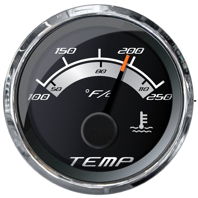 Faria Platinum 2 Water Temp Gauge (100-250F) [22017]