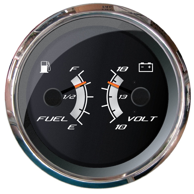 Faria Platinum 4 Multi-Function – Fuel Level  Voltmeter [22013]