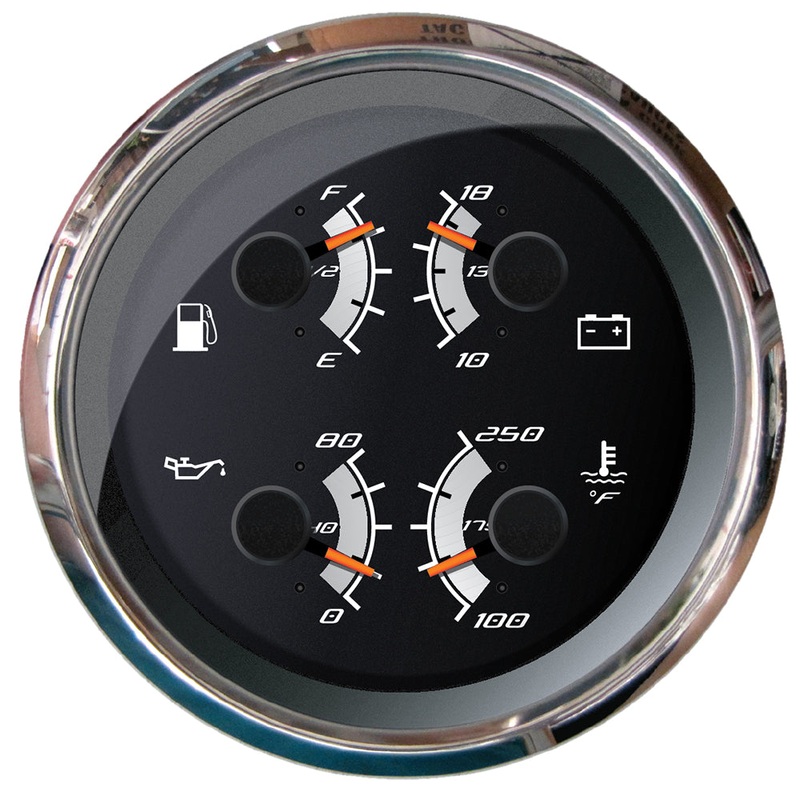 Faria Platinum 4 Multi-Function – Fuel, Oil, Volt  Water Temperature [22014]